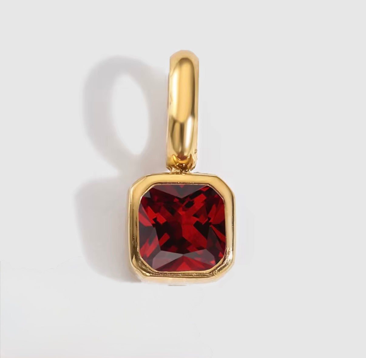 Birth You - Square Birthstone Charm