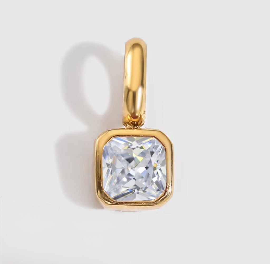 Birth You - Square Birthstone Charm