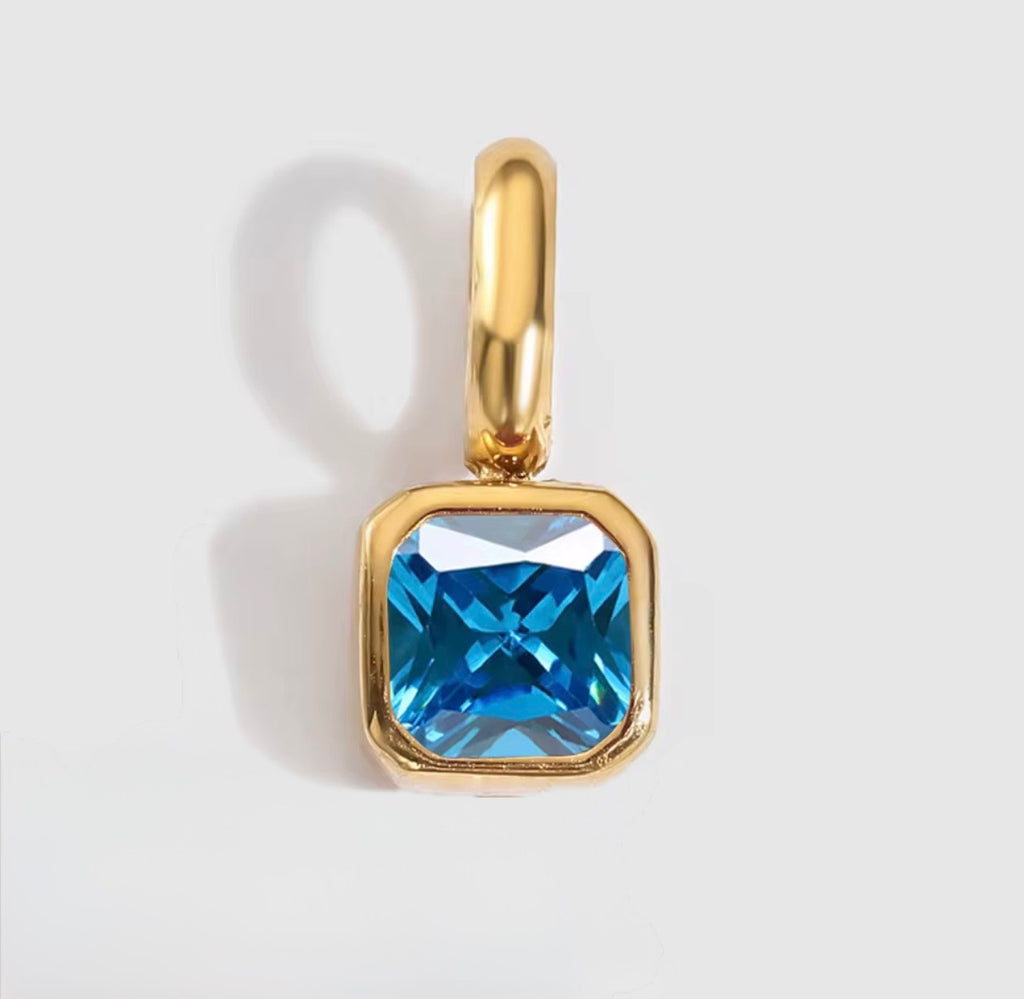 Birth You - Square Birthstone Charm