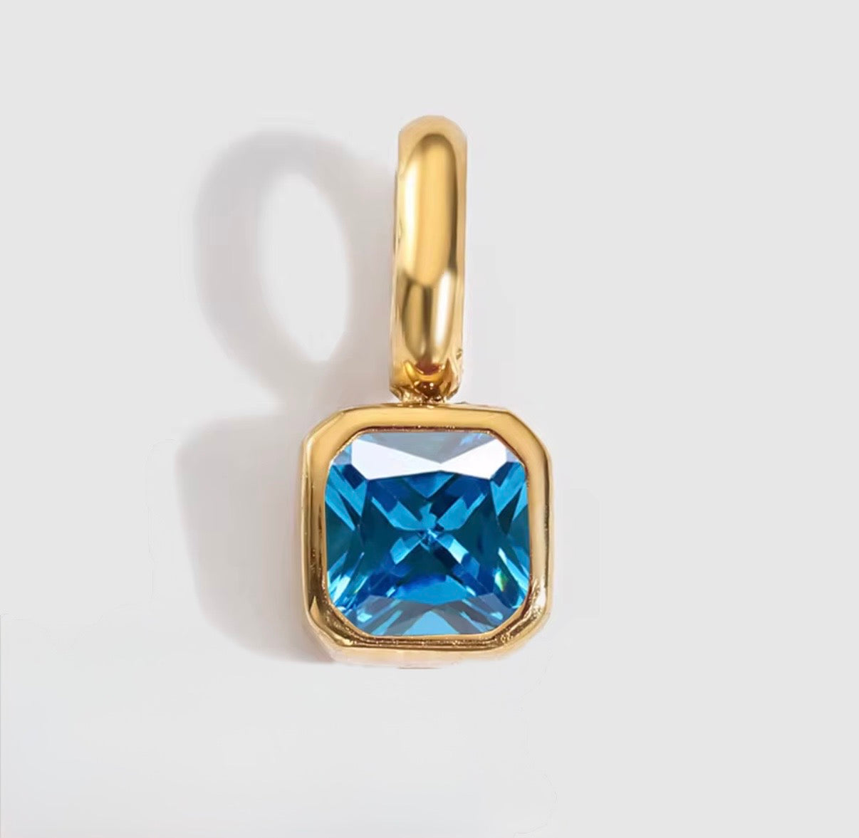 Birth You - Square Birthstone Charm